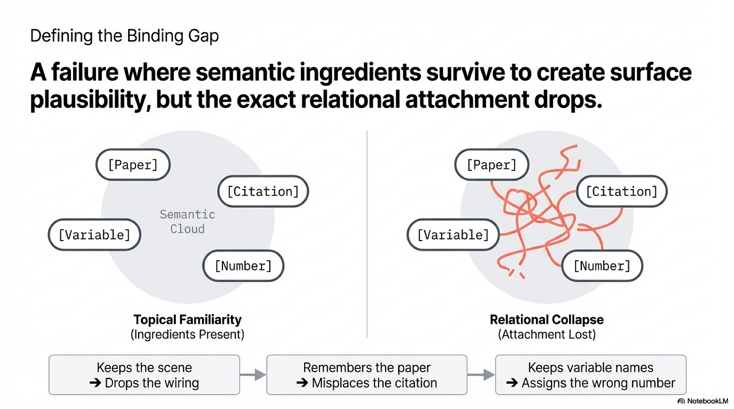 Defining the binding gap Defining the binding gap