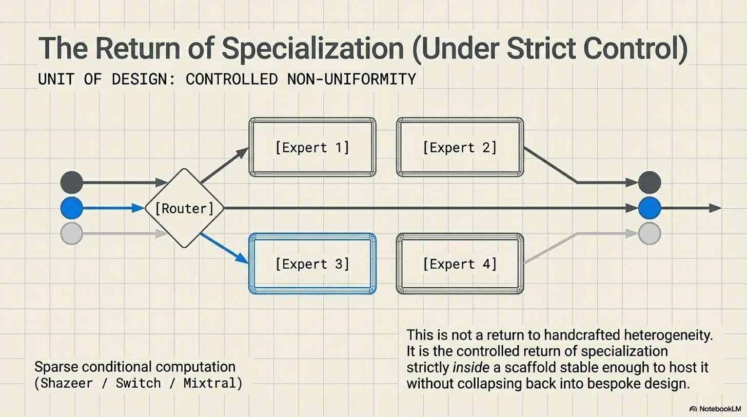 Controlled return of specialization