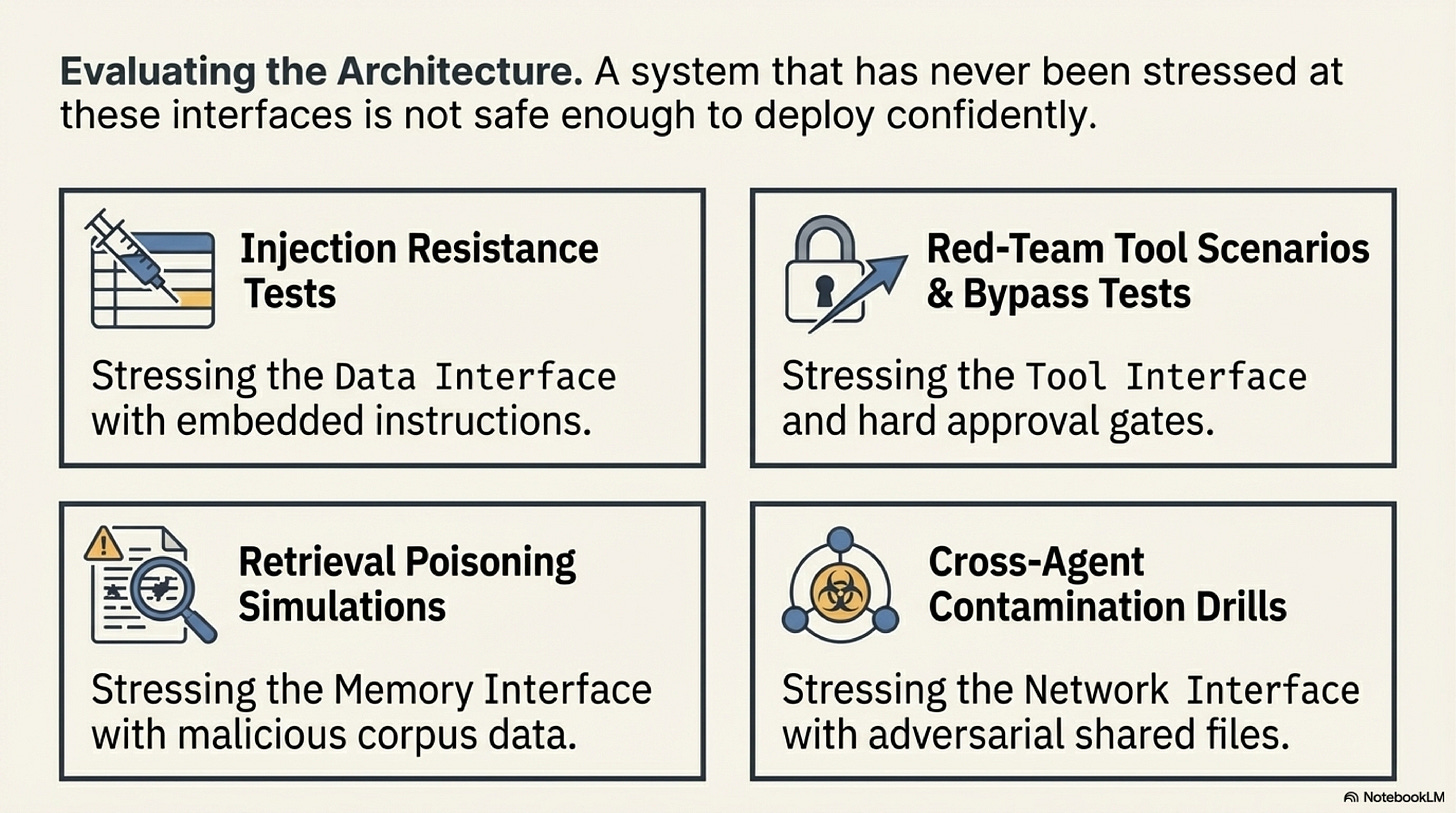 Slide 15: Evaluating the architecture
