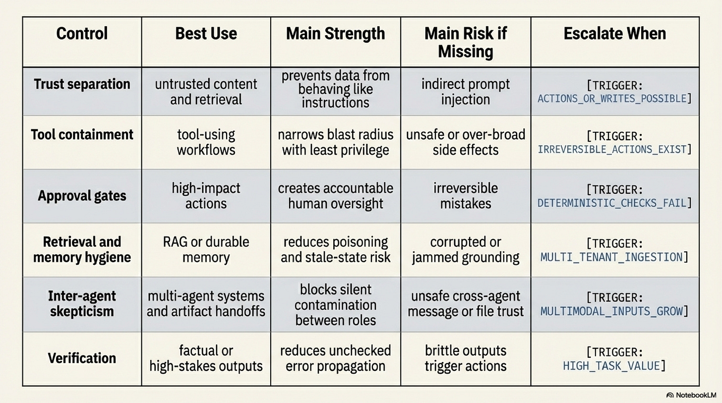 Slide 14: The control matrix