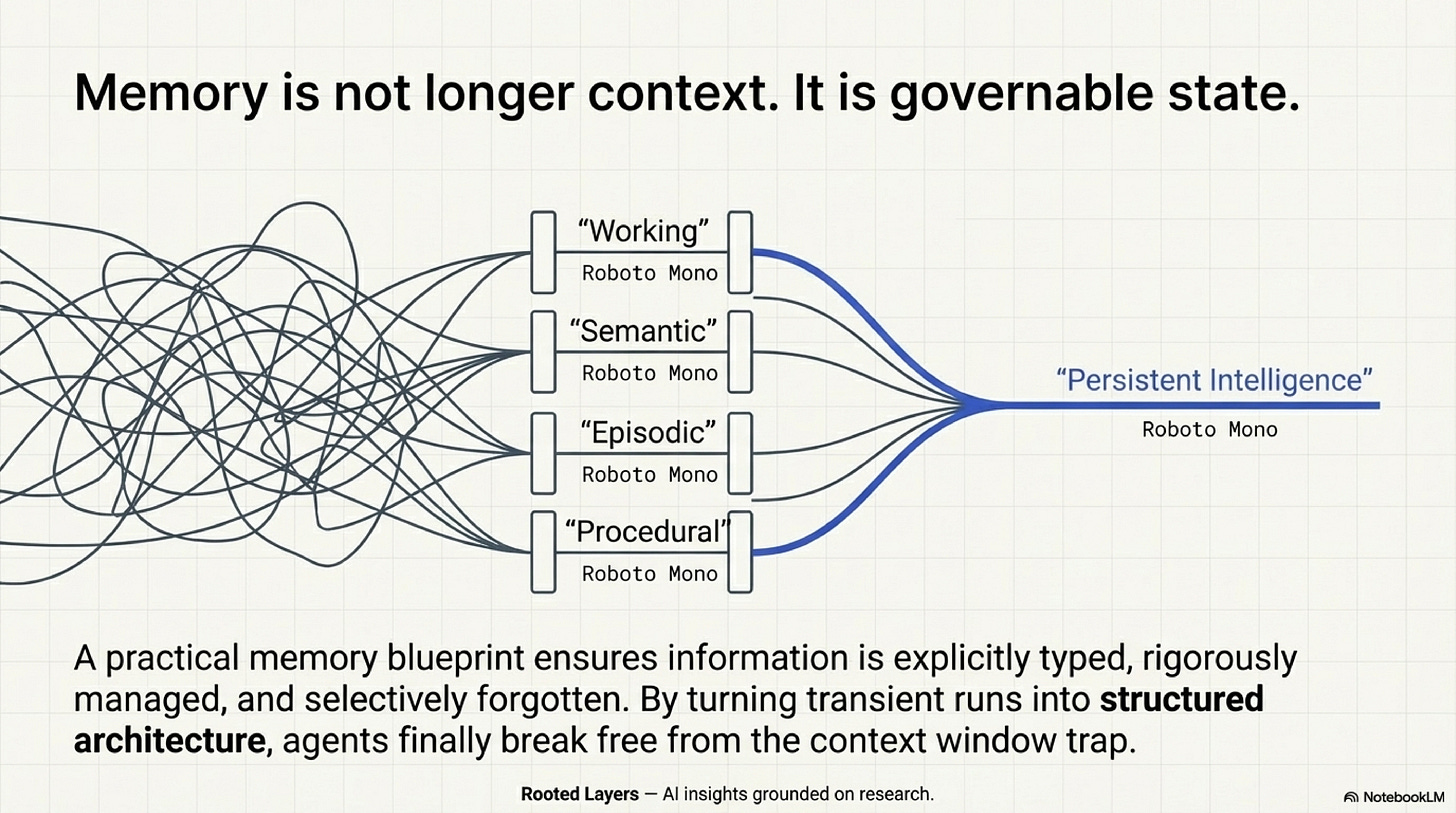 Slide 15: Memory is governable state