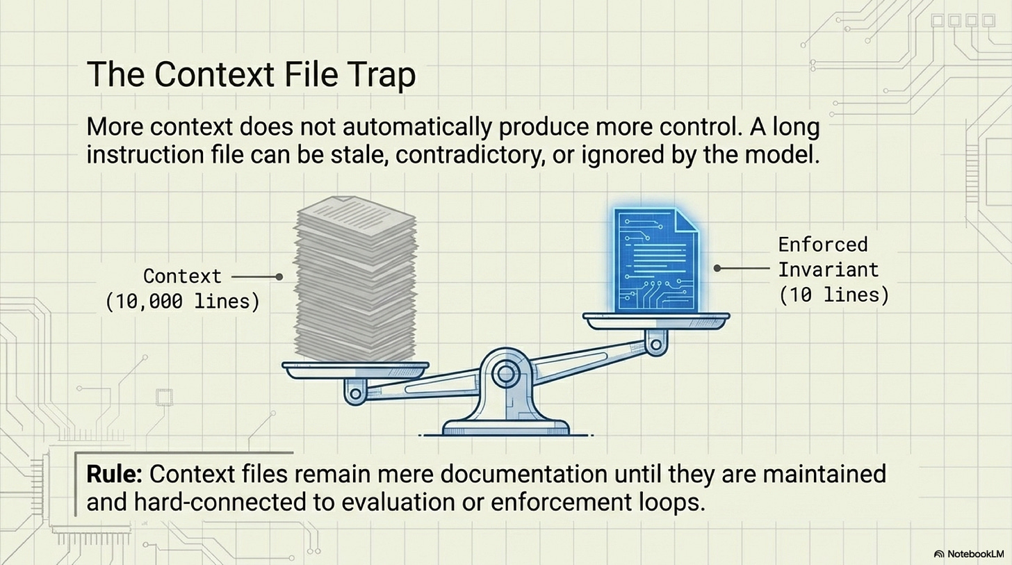 More context does not automatically produce more control More context does not automatically produce more control